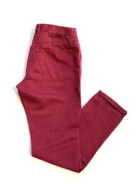 Incotex Ray Regular Slowear Chinolino Pants Trousers Mens 38 Pink Red Cotton